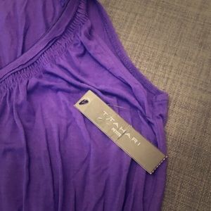 Tahari long dress with side slits